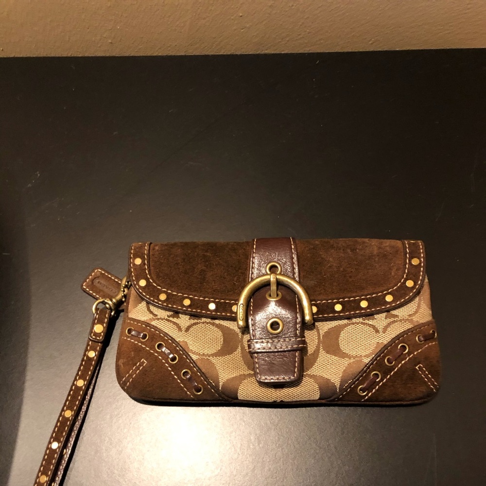 Coach Signature Wristlet